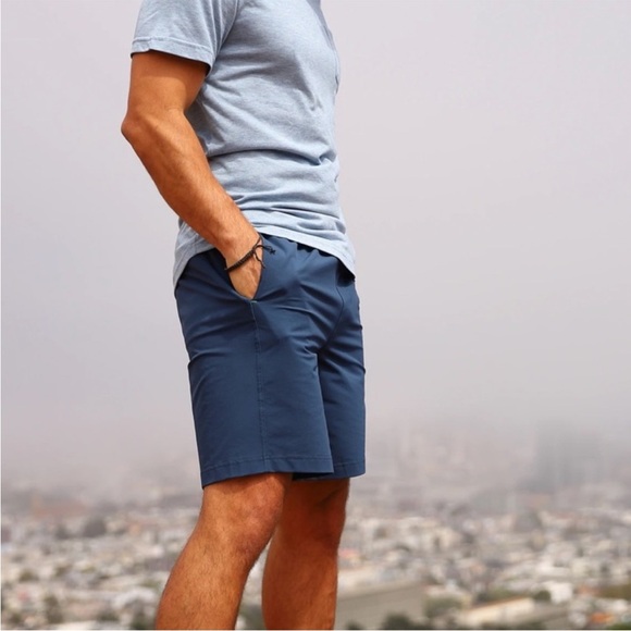 Myles Make Moves Other - Myles Make Moves “Everyday Short” Color River Elastic Waistband Lightweight XL